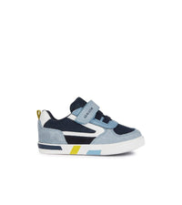 Geox Kids 5UK / NAVY Geox Infant Boys Navy Suede Mesh Casual Trainer B KILWI - B45A7B