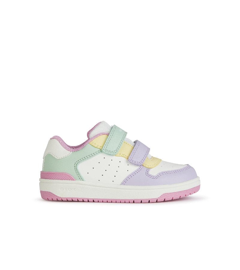 Geox Kids Geox Girls Slip On Colour Block Low Court Trainer Washiba - J45HXB