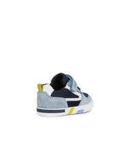Geox Kids Geox Infant Boys Navy Suede Mesh Casual Trainer B KILWI - B45A7B