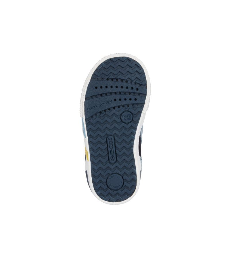 Geox Kids Geox Infant Boys Navy Suede Mesh Casual Trainer B KILWI - B45A7B