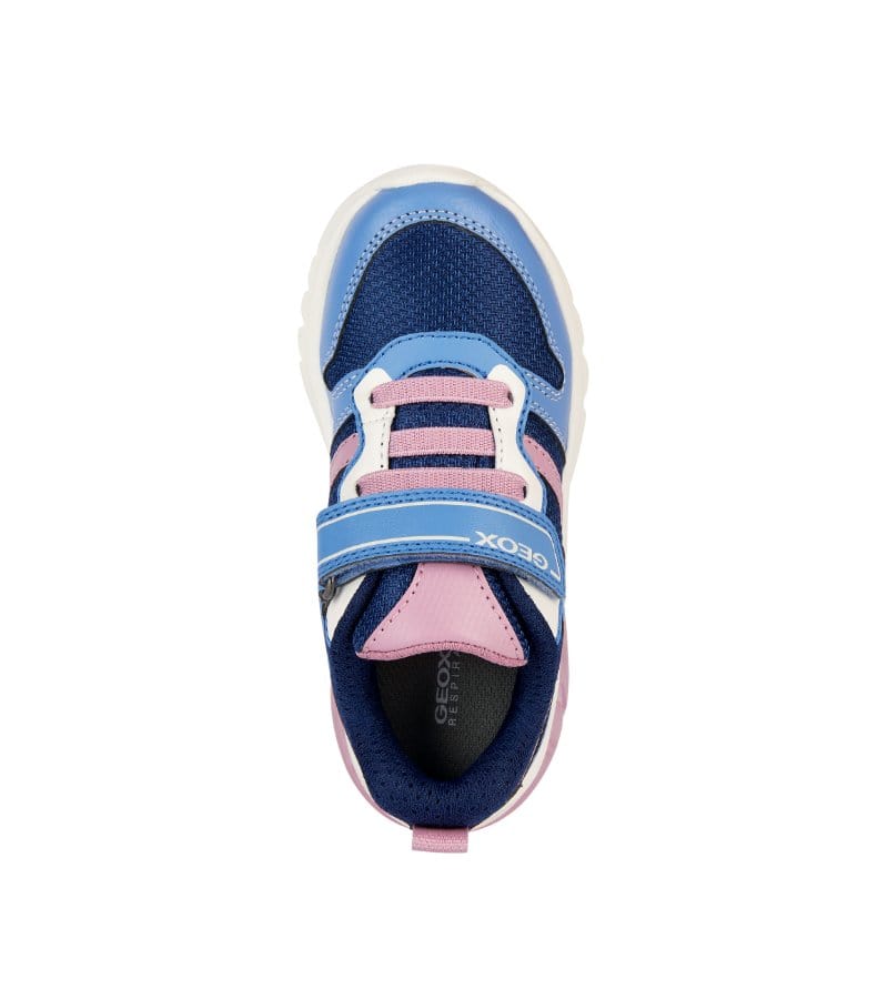 Geox Kids Geox Junior Girls Blue Runners J36LPA