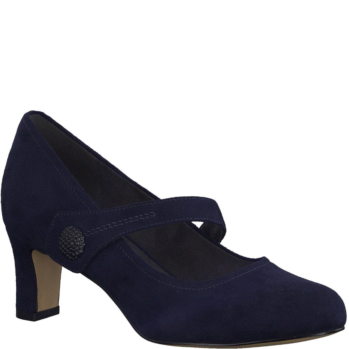 Jana Womens 3.5UK / NAVY Jana Womens Navy Softline High-Heel  8-22473-41