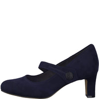 Jana Womens Jana Womens Navy Softline High-Heel  8-22473-41