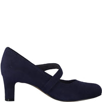 Jana Womens Jana Womens Navy Softline High-Heel  8-22473-41