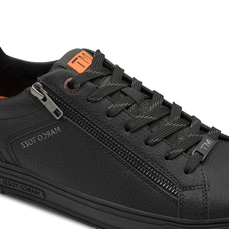 Marco Tozzi Womens Marco Tozzi Mens Black Side Zip Fashion Trainer 2-13612-44