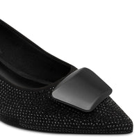 Marco Tozzi Womens Marco Tozzi Womens Black Slip-On Heel Shoes 2-22307-45