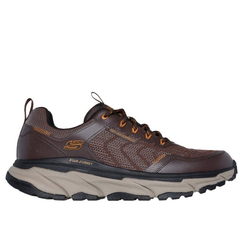 Skechers Men Mens BROWN / 8UK Skechers Mens Brown D'lux Journey Shoe 237694