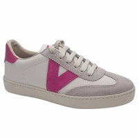 Victoria Womens PINK / 4UK Victoria Womens Pink Lace-up Fashion Trainer - 1126184