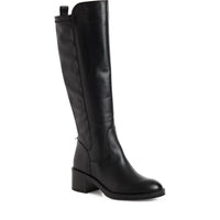 Tamaris Womens BLACK / 4UK Tamaris  Womens Black Side Zip High Knee Boot 1-25508-47