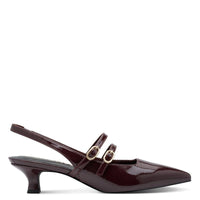 Marco Tozzi Womens Marco Tozzi Womens Burgundy Slingback Shoe 2-29508-45