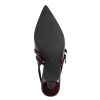 Marco Tozzi Womens Marco Tozzi Womens Burgundy Slingback Shoe 2-29508-45