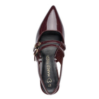 Marco Tozzi Womens Marco Tozzi Womens Burgundy Slingback Shoe 2-29508-45