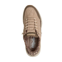 Skechers Womens Skechers Womens Beige Contour Foam Cozy Fit Leopard Dream Fashion Trainer - 150419