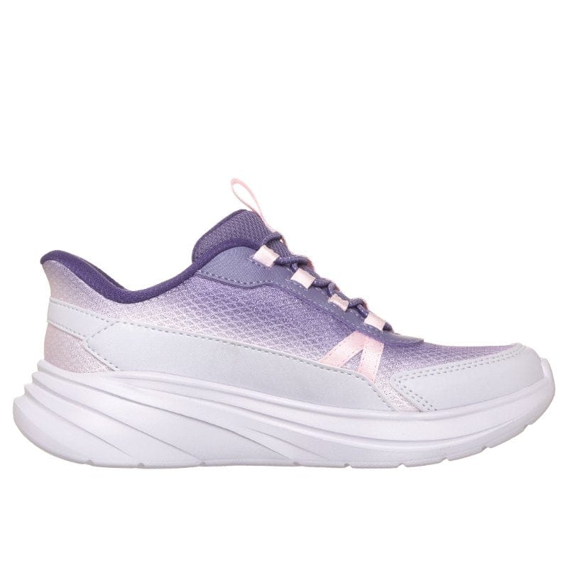 Skechers Kids Kids Skechers Girls Junior Purple Slip-ins Wave 92 Sparkle Sprint Runner - 304053L