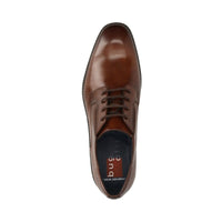 Bugatti Mens Bugatti Mens Tan Lace Up Leather Shoes 311-A9E10-1100