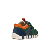 Geox Kids Geox Infants Boys Green Velcro Strap Iupidoo Sneakers - B3555D