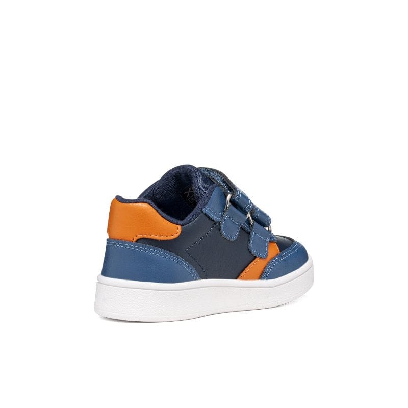 Geox Kids Geox Infants Boys Navy Double Strap Eclyper Sneakers - B555LA