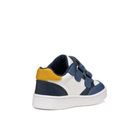 Geox Kids Geox Infants Boys Blue Double Strap Eclyper Sneakers - B555LA