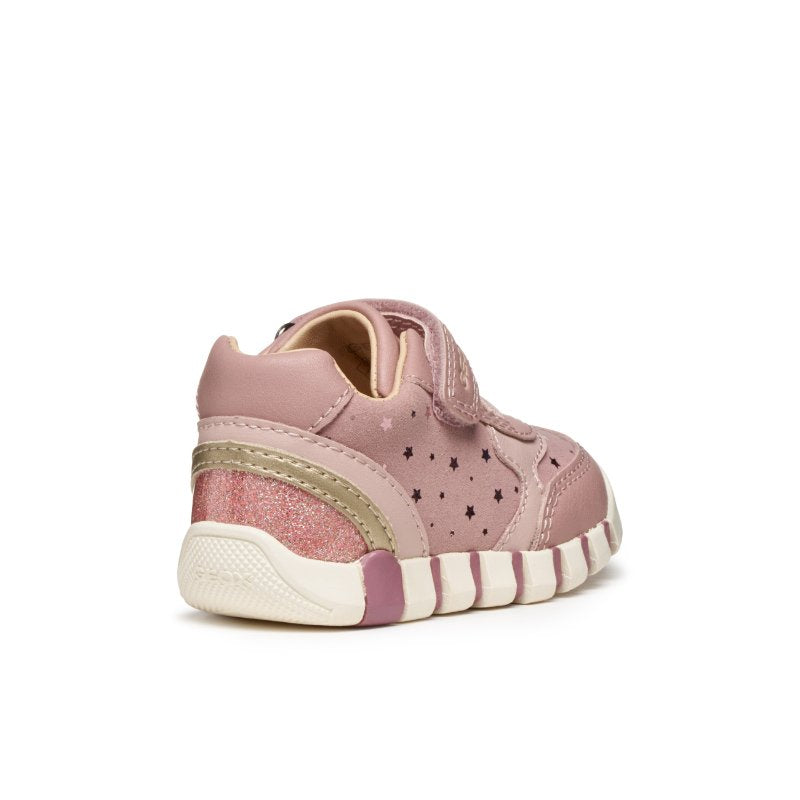 Geox Infants Girls Beige Iupidoo With Straps Sneakers -  B5658B