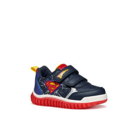 Geox Infants Boys Navy Lightyloo Superman Sneakers -  B565ZB