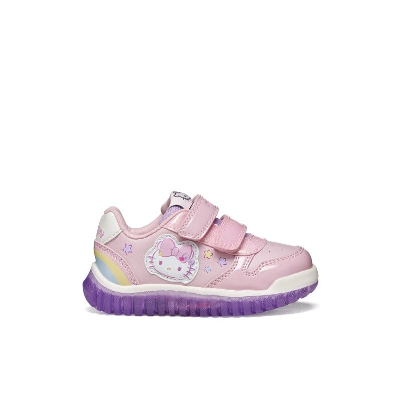 Geox Kids Geox Infants Girls Pink Hello Kitty Lightyloo Sneakers - B6661B