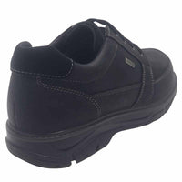 Imac Mens Imac Black Leather Water Resistant Shoe Extra Wide Fit -  201948