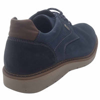 Imac Mens Imace Navy Leather Smart Casual Shoe - 201278
