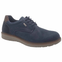 Imac Mens 8UK / NAVY Imace Navy Leather Smart Casual Shoe - 201278
