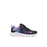 Geox Kids Geox Junior Girl Black Velcro Strap Sprintye Sneakers - J66FWB