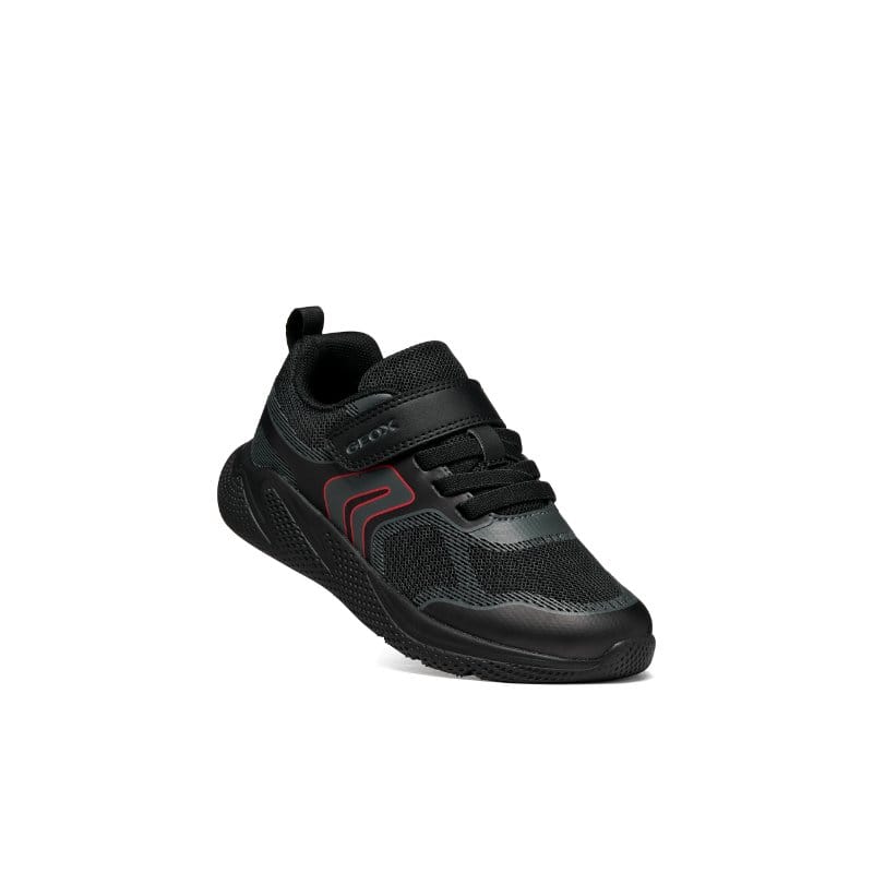 Geox Kids Geox Junior Boys Black Low Top Sprintye Sneakers - J66GBD