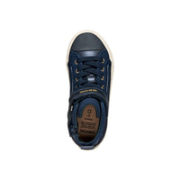 Geox Junior Girl Navy Kalispera High Top Sneakers - J744GI