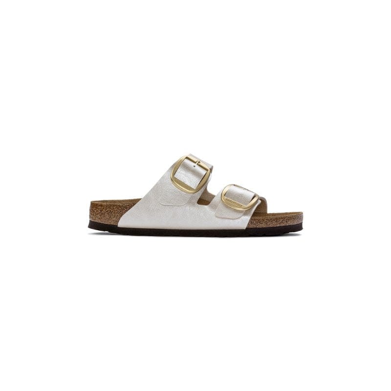 Birkenstock Womens Birckenstock Womens Arizona Big Buckle Birkoflor White Sandal - 1020021