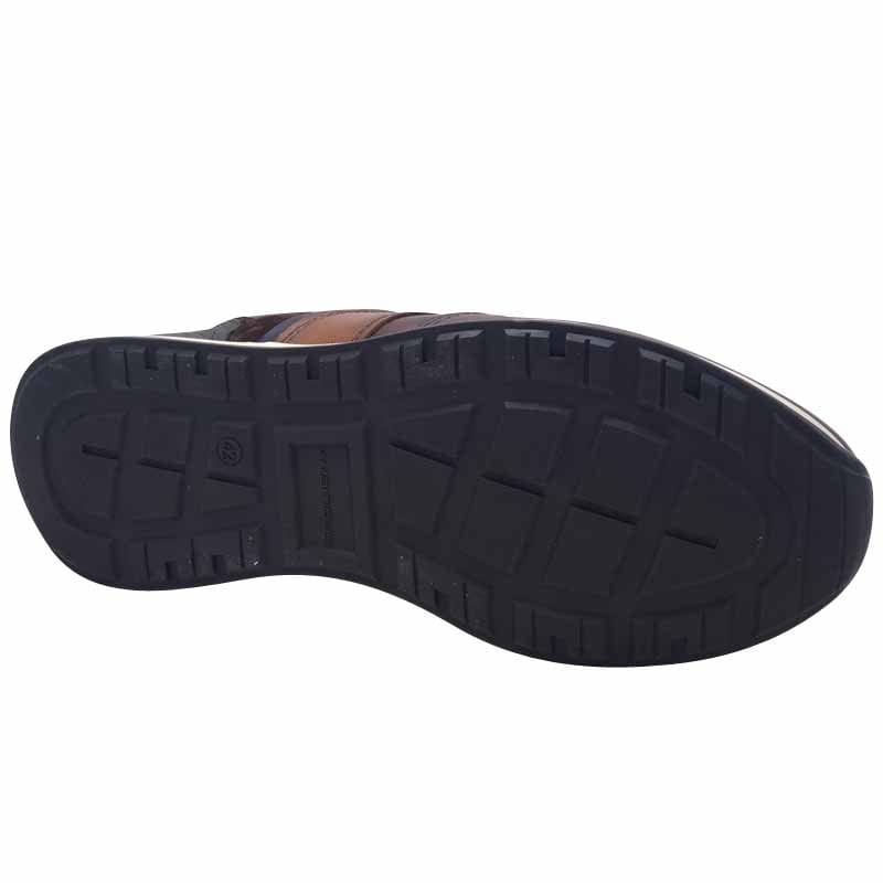 Ambitious Mens Ambitious Mens Brown Leather Slow Fashion Trainer - 14050-7129AM