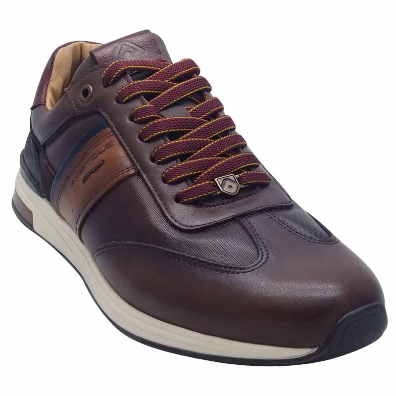 Ambitious Mens Ambitious Mens Brown Leather Slow Fashion Trainer - 14050-7129AM