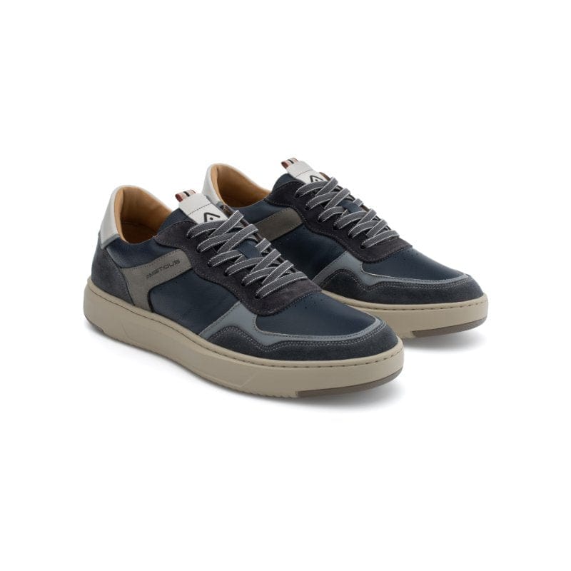 Ambitious Mens Ambitious Mens Navy Leather Aktif Fashion Trainer - 14095-11175AM