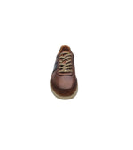 Ambitious Mens Ambitious Mens Premium Brown Leather Fashion Trainer 12981B-11172AM