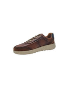Ambitious Mens Ambitious Mens Premium Brown Leather Fashion Trainer 12981B-11172AM