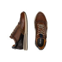 Ambitious Mens Ambitious Mens Tan Leather Temple Fashion Trainer - 13719-6584AM