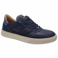 Ambitious Mens BLACK / 8UK Ambitious Mens Black Leather Anopolis Fashion Trainer - 14060-7331AM
