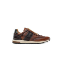 Ambitious Mens BROWN / 8UK Ambitious Mens Brown Leather Slow Fashion Trainer - 14050-6584AM
