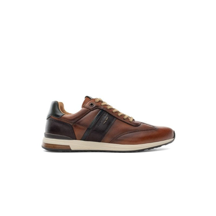 Ambitious Mens BROWN / 8UK Ambitious Mens Brown Leather Slow Fashion Trainer - 14050-6584AM