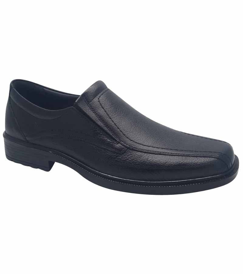 Ara Mens Ara Mens Black Leather Slip On Shoe