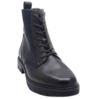 Ara Womens Ara Womens Black Lace Up Side Zip Ankle Boots 12-11260-01