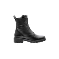 Ara Womens Ara Womens Black Side Zip Leather Dover Ankle Boot - 12-23130-65