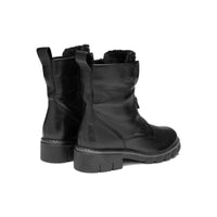 Ara Womens Ara Womens Black Side Zip Leather Dover Ankle Boot - 12-23130-65