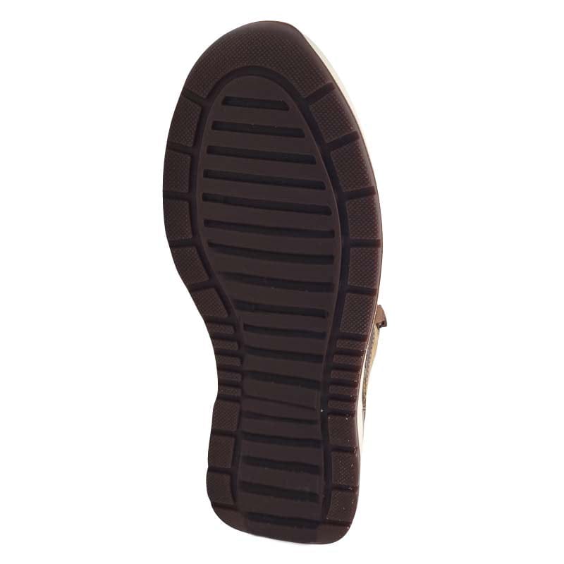 Ara Womens Ara Womens Brown Side Zip Garda Fashion Trainer 12-57702-26