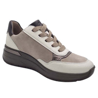 Ara Womens Ara Womens Brown Side Zip Garda Fashion Trainer 12-57702-95
