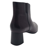 Ara Womens Ara Womens Brown Side Zip Leather Block Heel Ankle Boot 12-52408-03