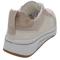 Ara Womens Ara Womens Cream Lace Up Sapporo Fashion Trainer 12-27512-09