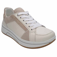 Ara Womens Ara Womens Cream Lace Up Sapporo Fashion Trainer 12-27512-09